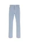 Ferragamo Light-blue Oxford Pant