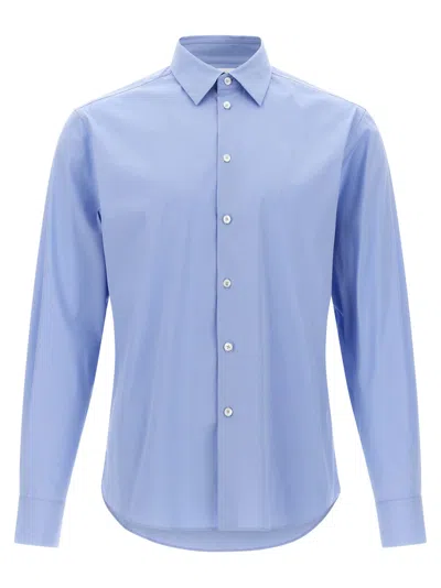 FERRAGAMO LIGHT BLUE POPLIN SHIRT