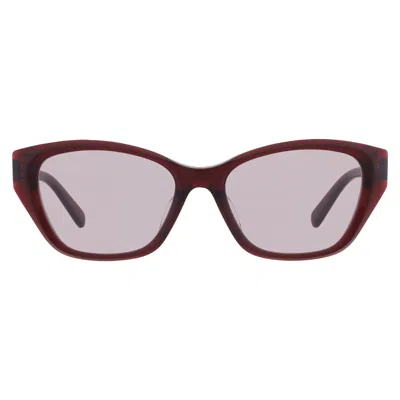 Ferragamo Light Burgundy Cat Eye Ladies Sunglasses Sf2125slb 606 53