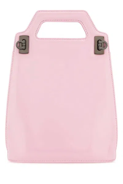 Ferragamo Light Pink Wanda Mini Shoulder Bag