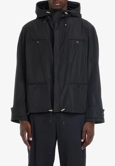 FERRAGAMO LIGHTWEIGHT JACKET WITH HOOD
