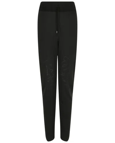 Ferragamo Lightweight Knit Sweatpant In Black