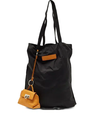 Pre-owned Ferragamo Lightweight Tote Bag In Black