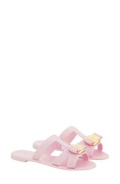 Ferragamo Lilou Slide Sandal In Cottoncandy