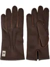Ferragamo Lined Gloves In Brown