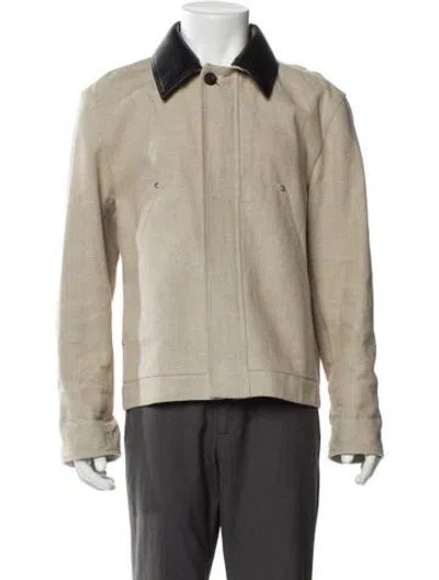 Pre-owned Ferragamo Linen Jacket In Multi