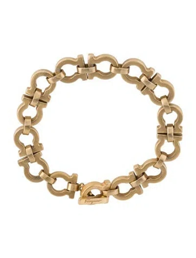 Pre-owned Ferragamo Link Bracelet., 6.75" In Multi