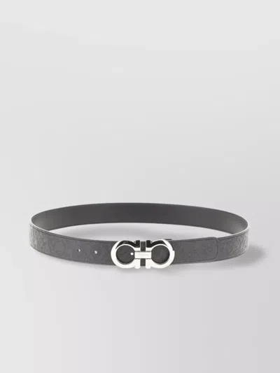 Ferragamo Link Pattern Adjustable Length Belt