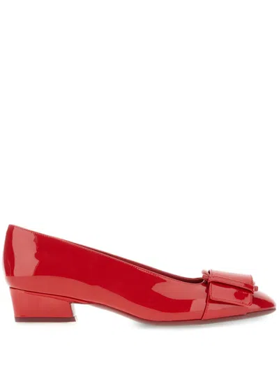 FERRAGAMO LIPSTICK BALLERINAS