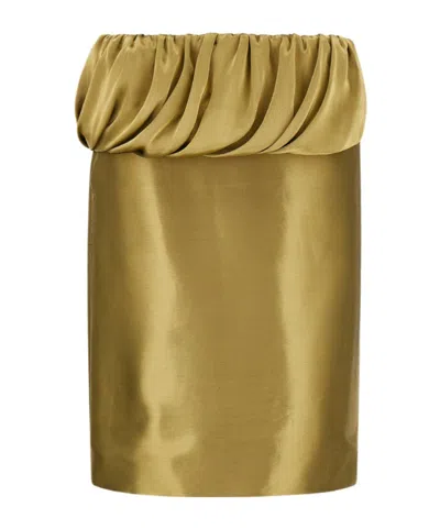 Ferragamo Liquid Skirt In Multi