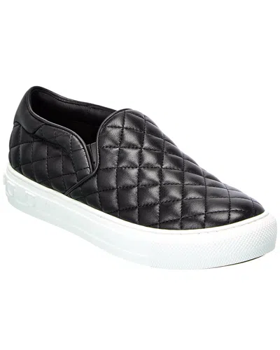 Ferragamo Lisa 1 Leather Slip-on Sneaker In Black