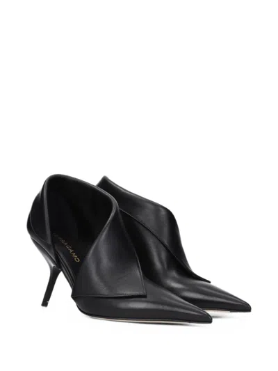 Ferragamo Litty Pointed-toe Ankle Boots In Multi