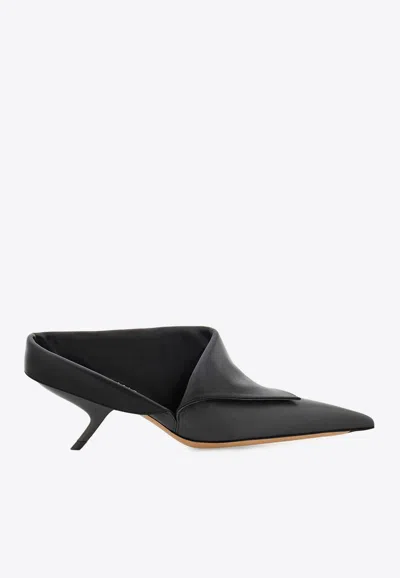 Ferragamo Littyn 55 Leather Mules