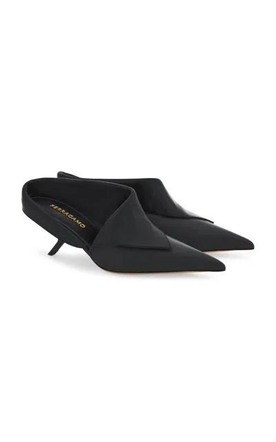 Ferragamo Littyn Leather Mules
