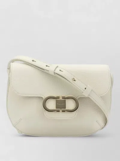 Ferragamo Lizzi Leather Crossbody Satchel Bag