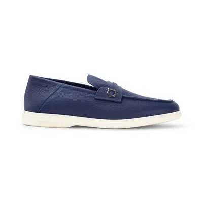 Ferragamo Loafer In Blue