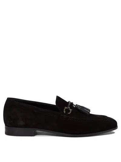 Ferragamo Men's Classic Leather Loafers & Slippers In Black