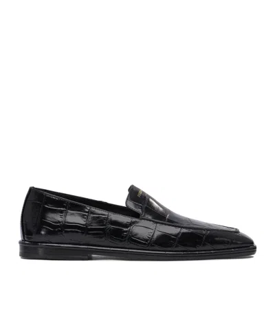 Ferragamo Loafers In Black