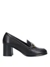 Ferragamo Women's Marlena Gancini Patent Leather Block Heel Loafers In Black