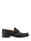 Ferragamo Men Moccasin Gancini In Black