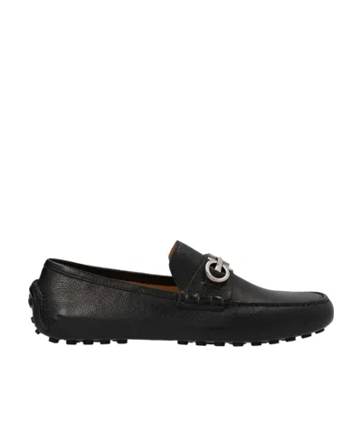 Ferragamo Loafers In Black