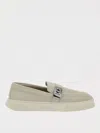 Ferragamo Men Gancini Loafers In Beige