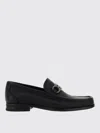 Ferragamo Florio Gancini-plaque Loafers In 黑色