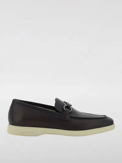 FERRAGAMO LOAFERS FERRAGAMO MEN COLOR BROWN,F83716032