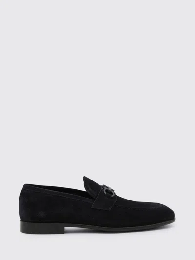 Ferragamo Loafers  Men Color Navy In Black