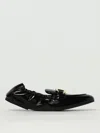 Ferragamo Woman Loafers Black Size 5.5 Lambskin