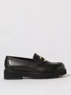 Ferragamo Black Gancini Ornament Loafers In Black