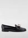 Ferragamo Zarina Leather Loafer In Schwarz
