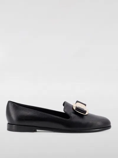 FERRAGAMO LOAFERS FERRAGAMO WOMAN COLOR BLACK,G69734002