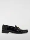 Ferragamo Maryan Patent Leather Loafers In Schwarz