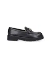 Ferragamo Loafers "gancini" In Black
