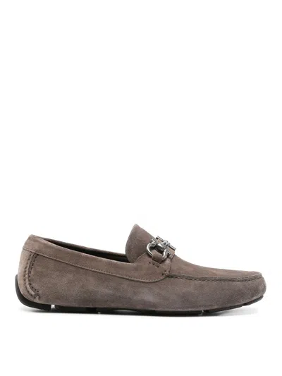Ferragamo Loafers In Gray