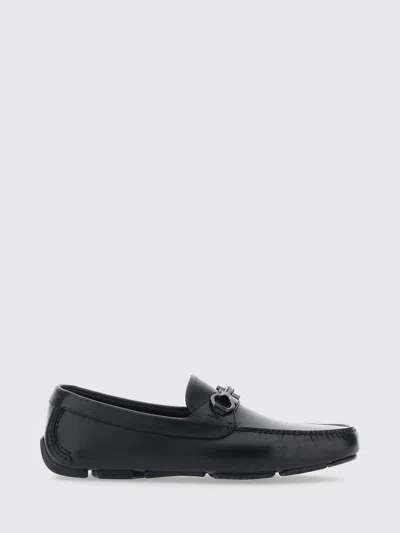 Ferragamo Loafers Men Color Black In Multi