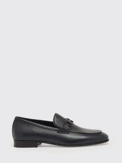 Ferragamo Loafers  Men Color Navy In Black