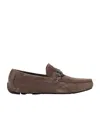 Ferragamo Gancini-detail Suede Loafers