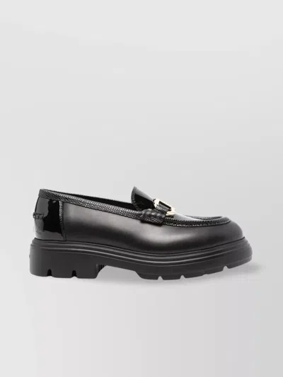 Ferragamo Loafers Slip-on Round Toe