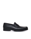 FERRAGAMO LOAFERS WITH EMBOSSED LOGO