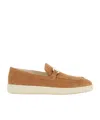 Ferragamo New Vara Buckle Loafers In Brown