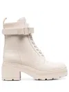 Ferragamo Lober Ankle Boot In White