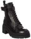 Ferragamo Chunky Heel Ankle Boots With Pull Tab In Black