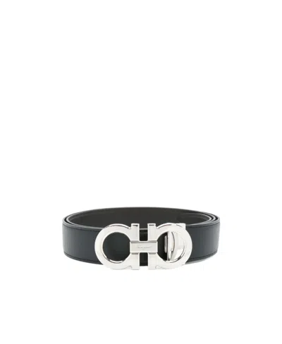 FERRAGAMO LEATHER REVERSIBLE BELT