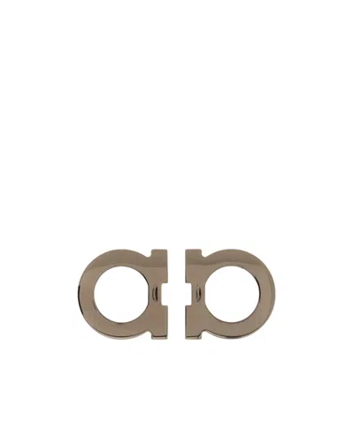 Ferragamo Logo Belt Buckle In Gold