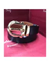 Ferragamo Logo Belt In Multicolor
