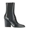 Ferragamo Logo Boots In Black
