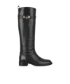 Ferragamo Logo Boots In Black