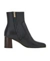 Ferragamo Logo Boots In Black